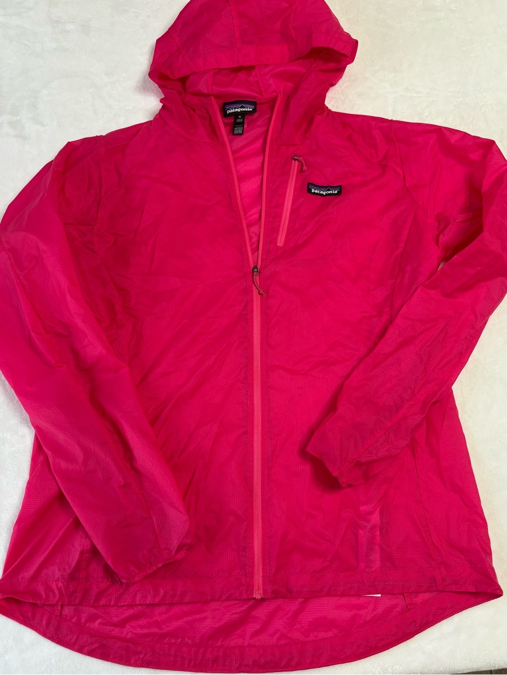 Patagonia Women's Pink Lightweight Houdini Hooded Jacket
